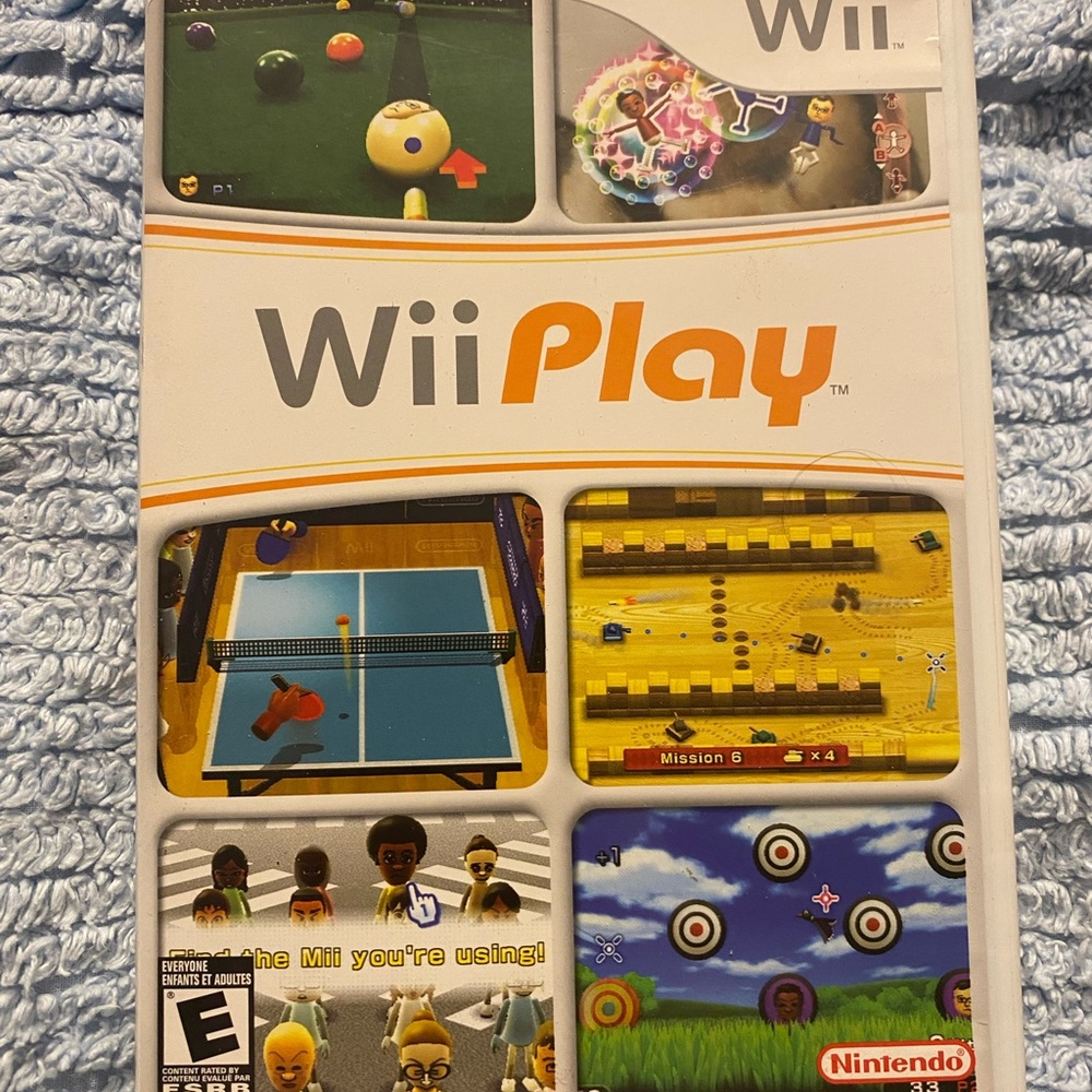 Wii play for Nintendo Wii